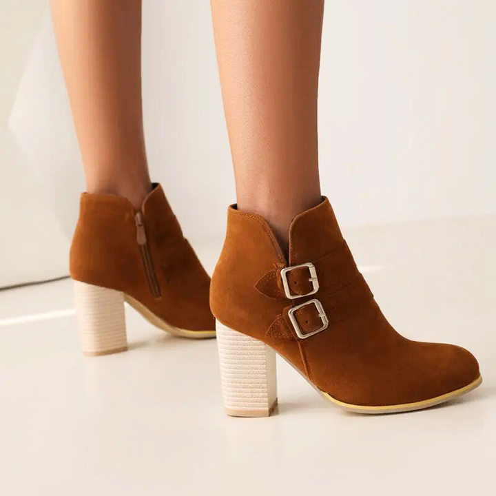 Laurel Stacked Heel Boots