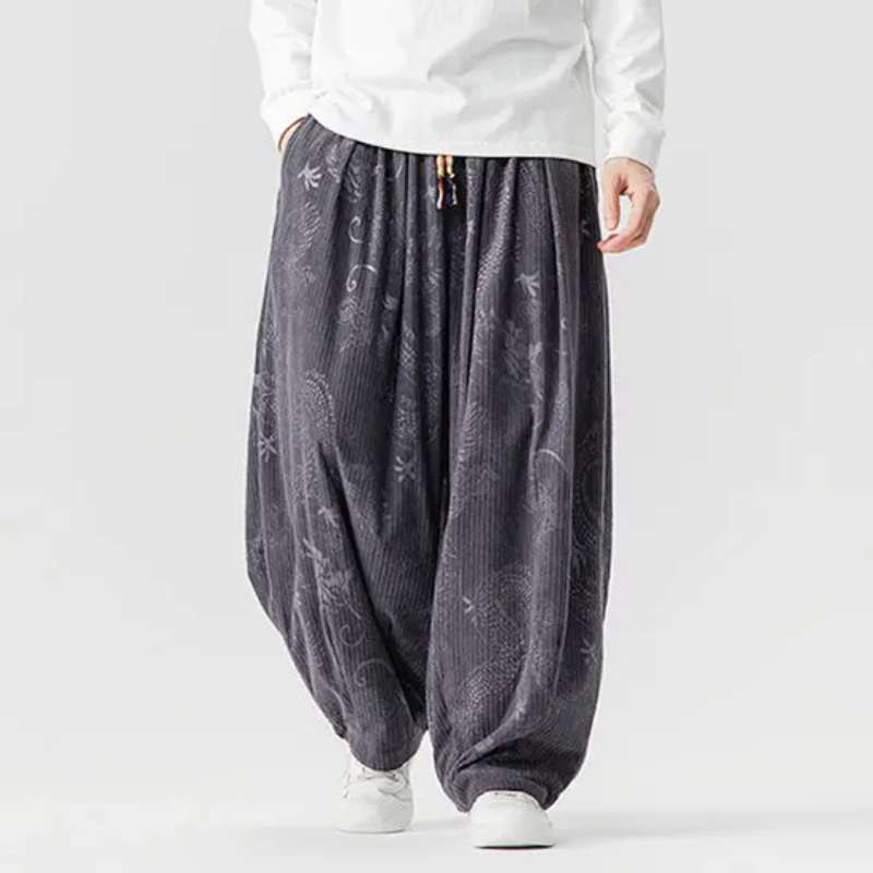Voyager Wide-Leg Corduroy Pants