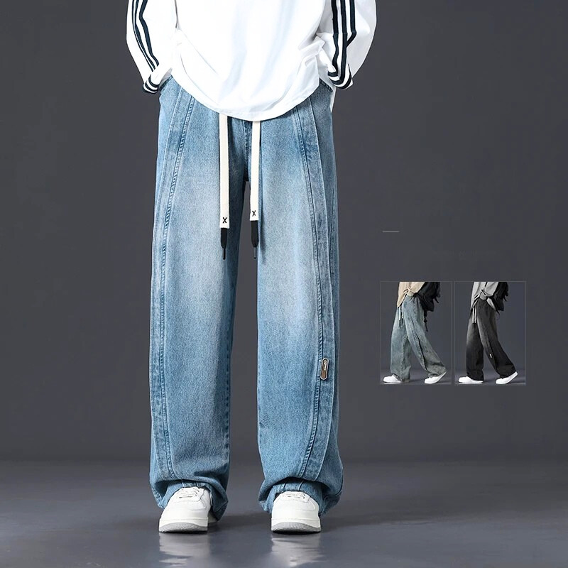 Harlem Washed Denim Joggers