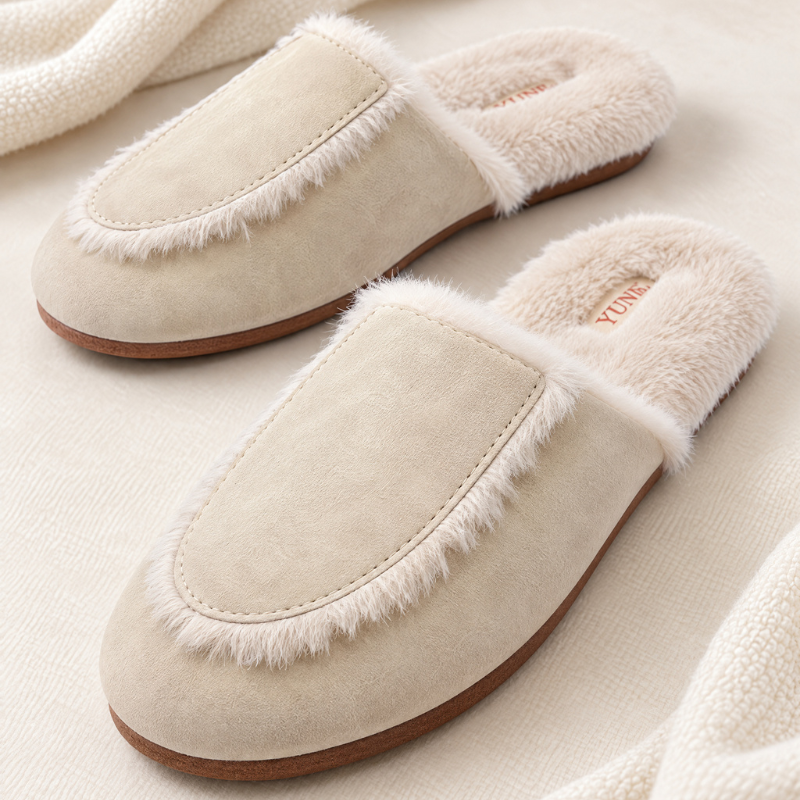Brielle Plush Mule Slippers