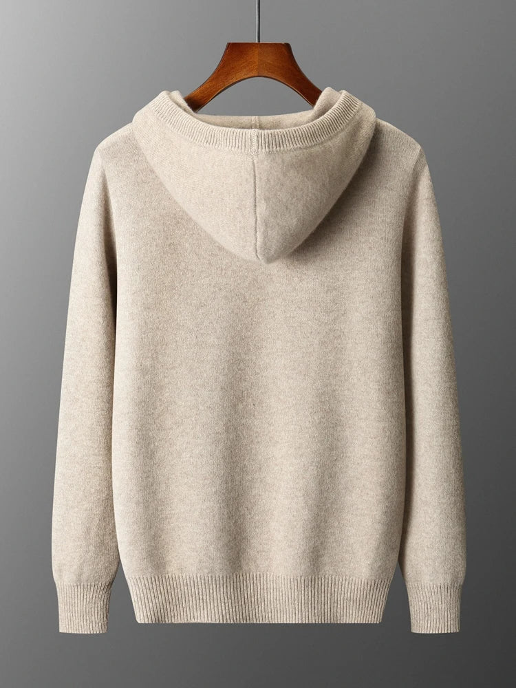 Elmwood Henley Merino Hoodie