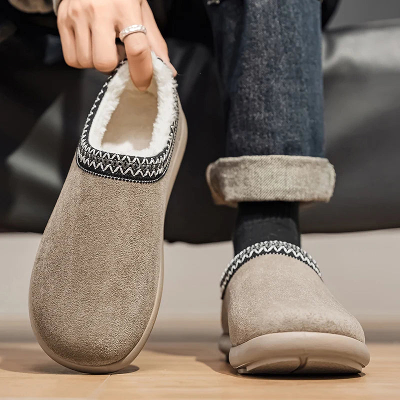 Lund Nordic Plush Lined Slippers