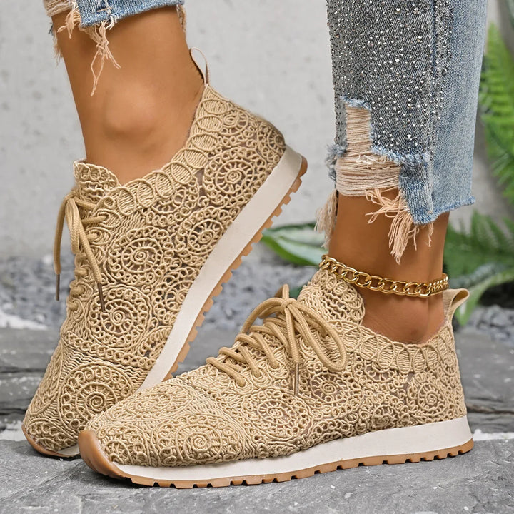 Valencia Spiral Lace Sneakers