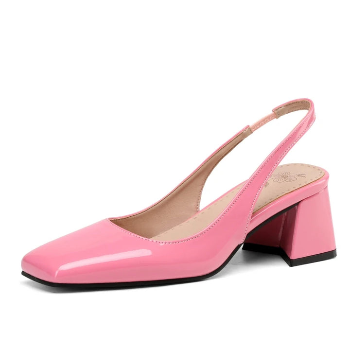 Luna Glimmer Slingback Heels