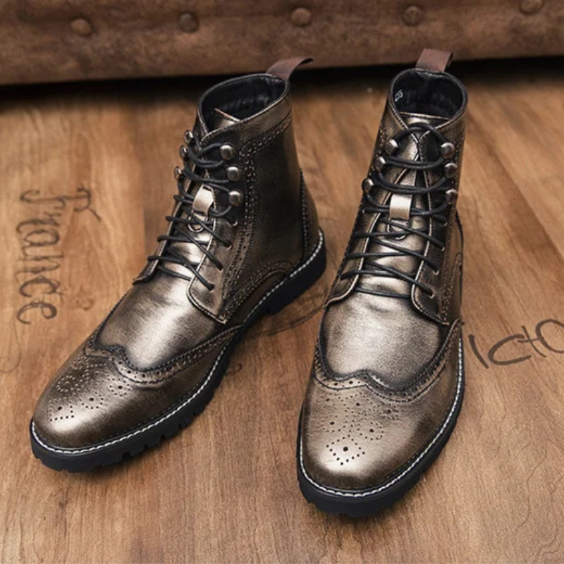 Northfield Brogue Lace Boots