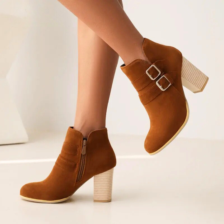 Laurel Stacked Heel Boots