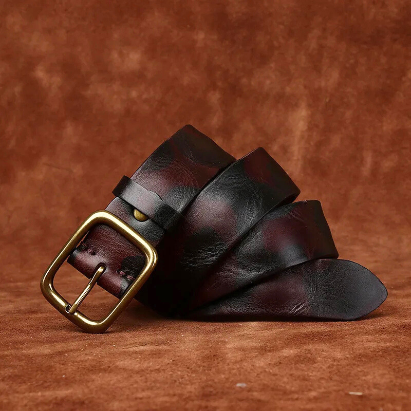 Frontier Camo Genuine Leather Belt
