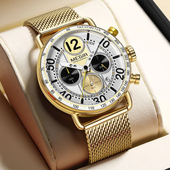Halston Multi-Dial Chrono Watch