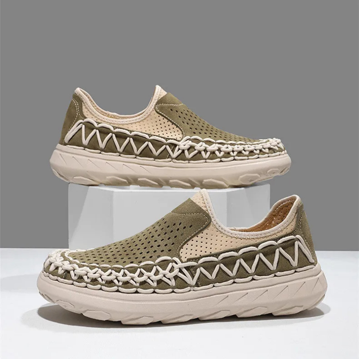 Matteo Woven Slip-Ons