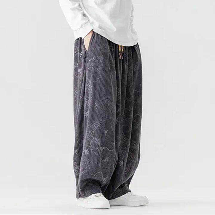 Voyager Wide-Leg Corduroy Pants
