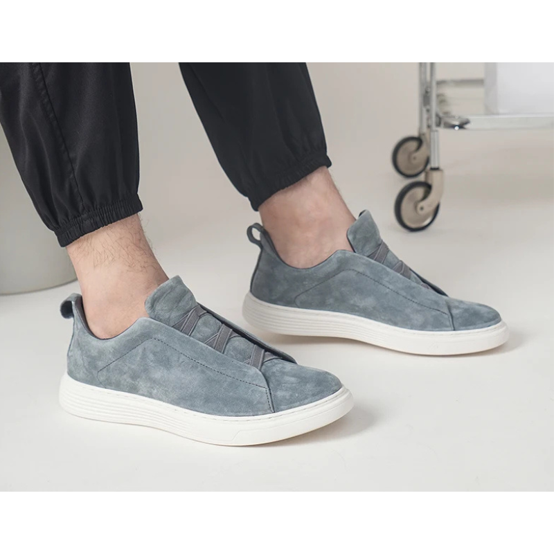 Dorian Genuine Suede Slip-On Sneakers