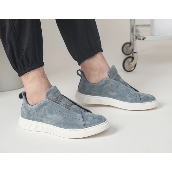 Dorian Genuine Suede Slip-On Sneakers