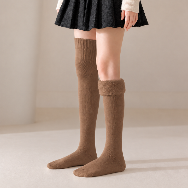 Willow Fleece-Lined High Socks