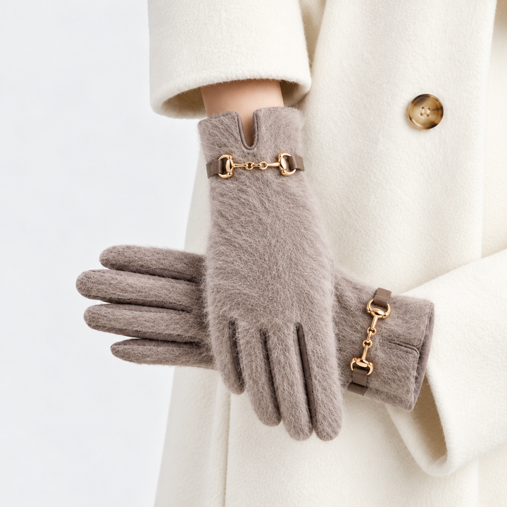 Colette Rabbit Fur Gloves