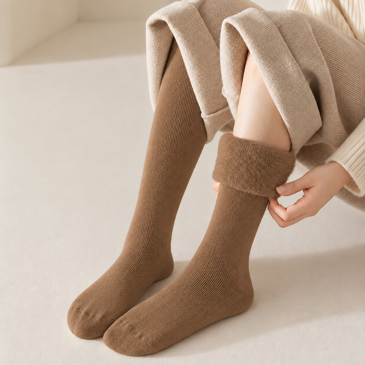 Willow Fleece-Lined High Socks