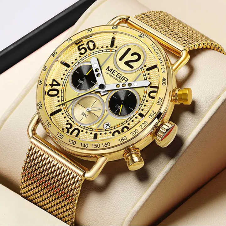 Halston Multi-Dial Chrono Watch