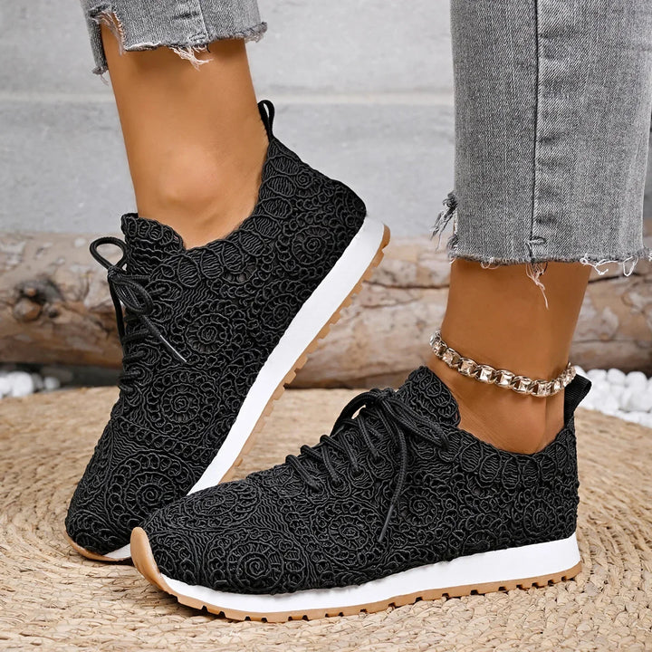 Valencia Spiral Lace Sneakers