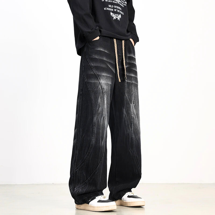 Malone Washed Denim Joggers