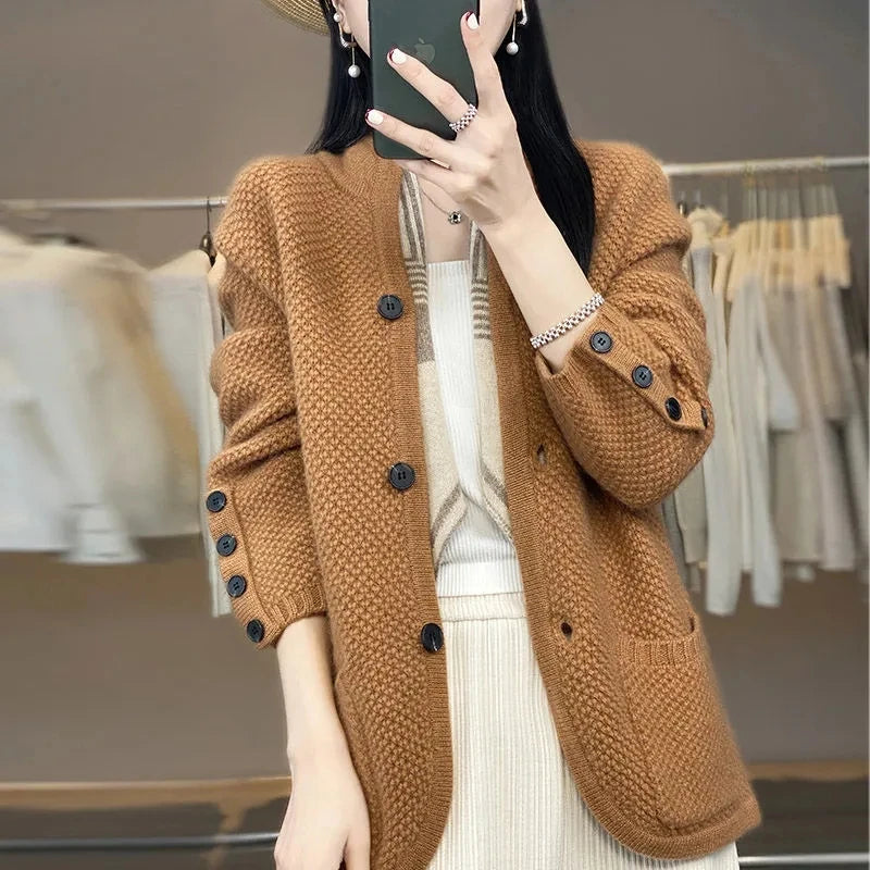Linden Textured Knit Cardigan