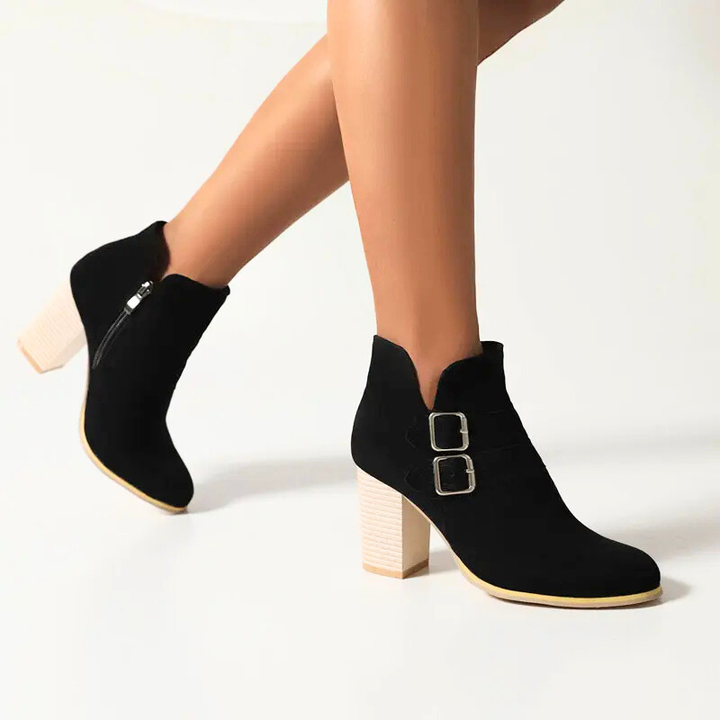 Laurel Stacked Heel Boots
