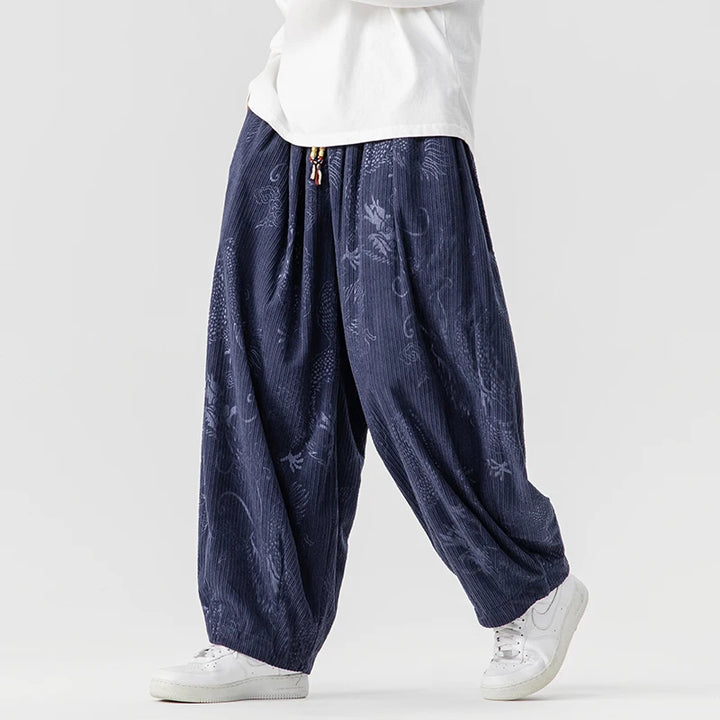 Voyager Wide-Leg Corduroy Pants