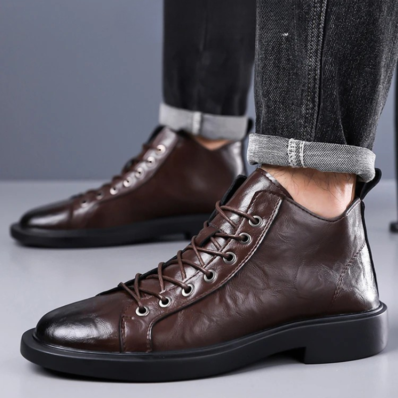 Bennett Leather Lace Boots