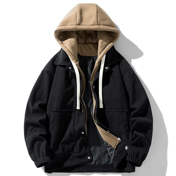 Angelo Corduroy Hooded Jacket