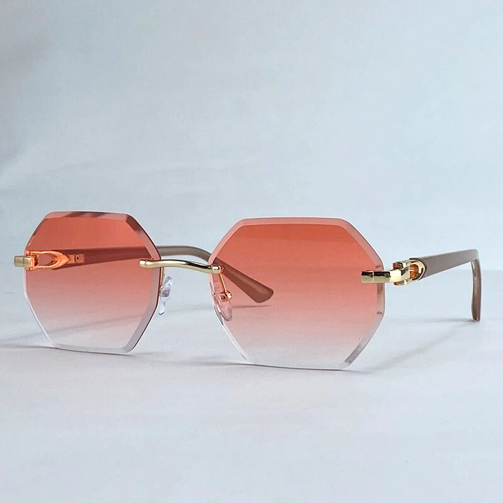 Sculpt Rimless Sunglasses