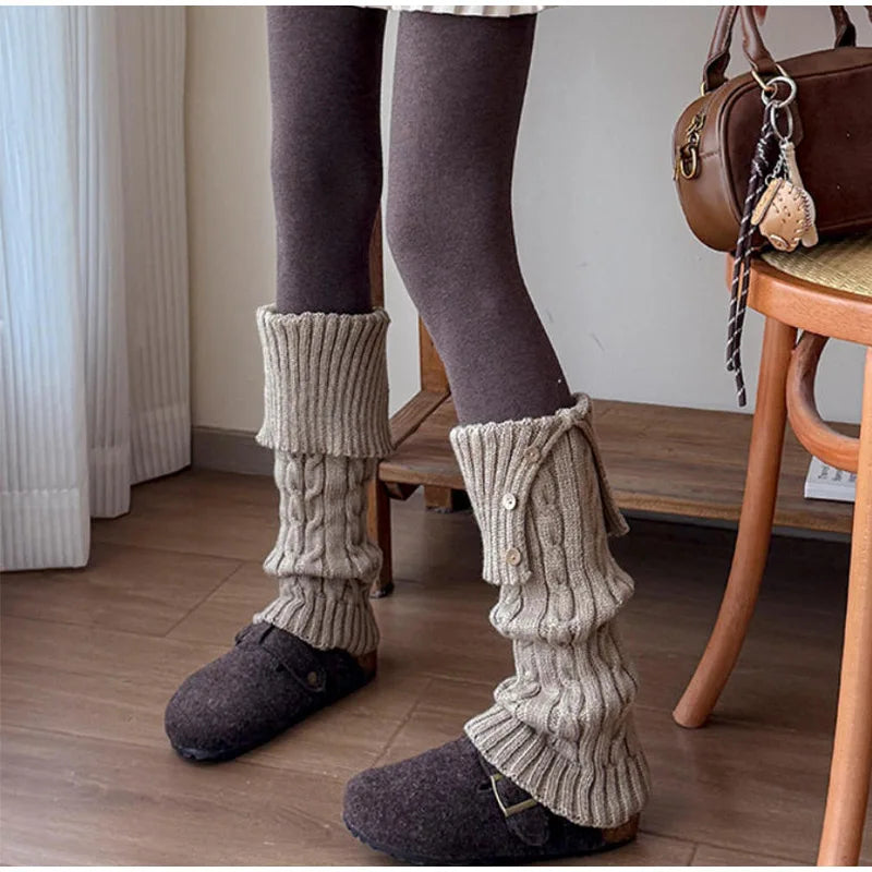 Althea Cable-Knit Leg Warmers