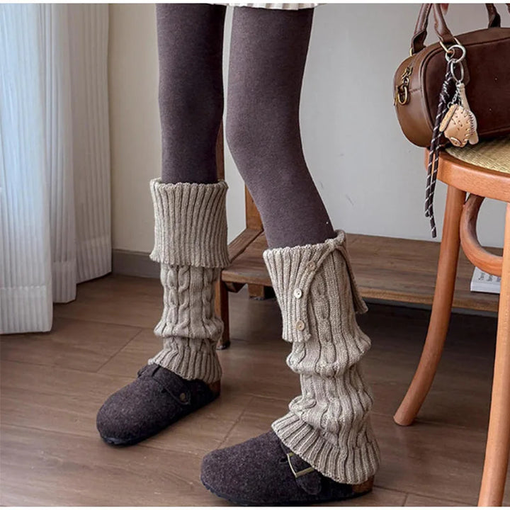 Althea Cable-Knit Leg Warmers