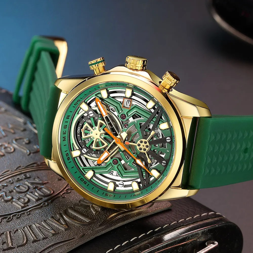 Skyline Skeleton Chrono Watch