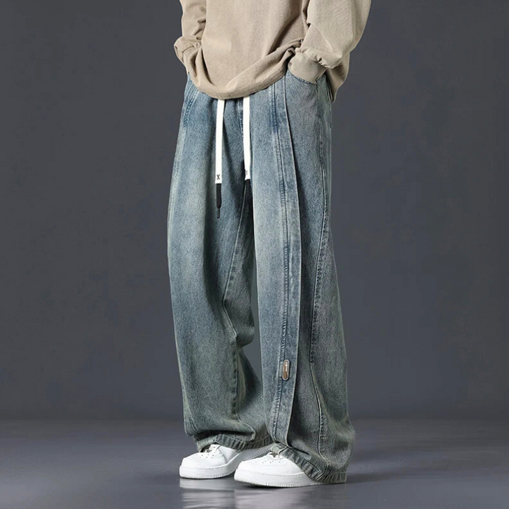 Harlem Washed Denim Joggers