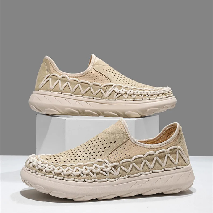 Matteo Woven Slip-Ons