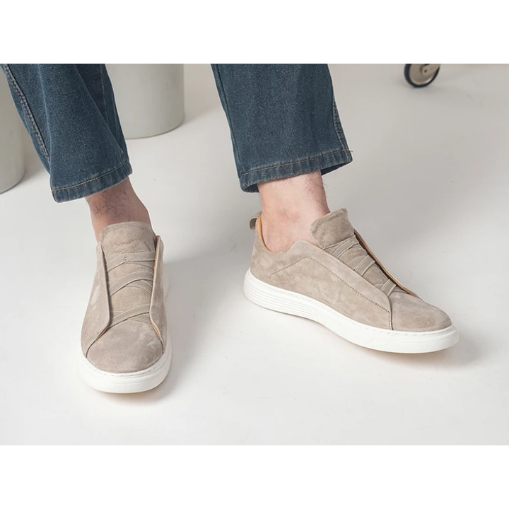 Dorian Genuine Suede Slip-On Sneakers
