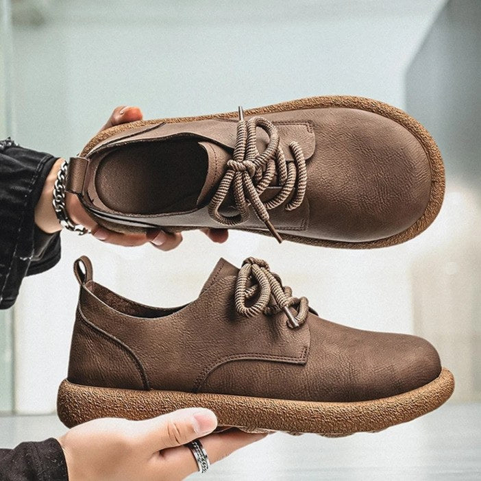 Arthur Textured Lace-Up Shoes