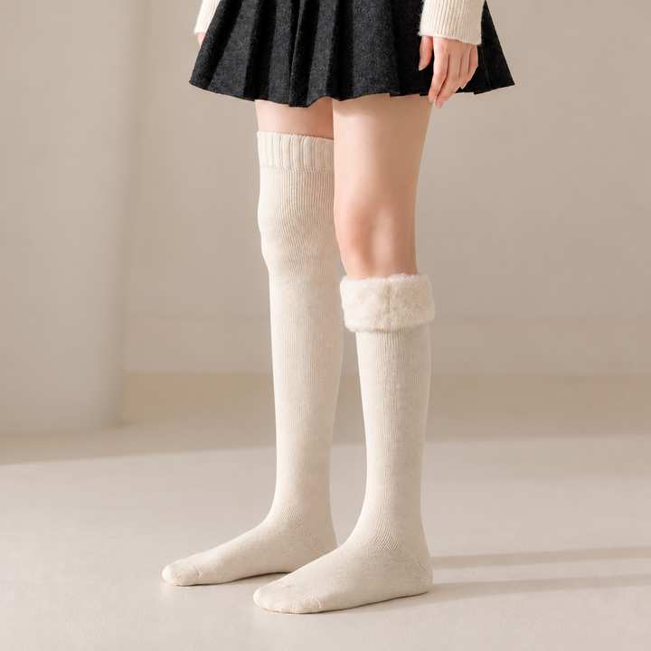 Willow Fleece-Lined High Socks