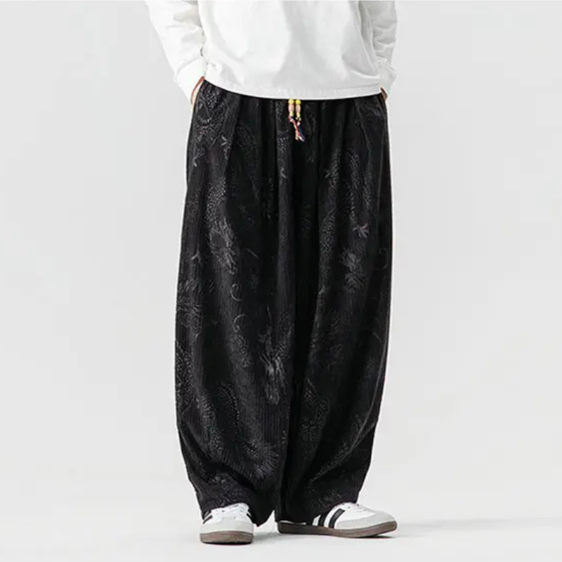 Voyager Wide-Leg Corduroy Pants