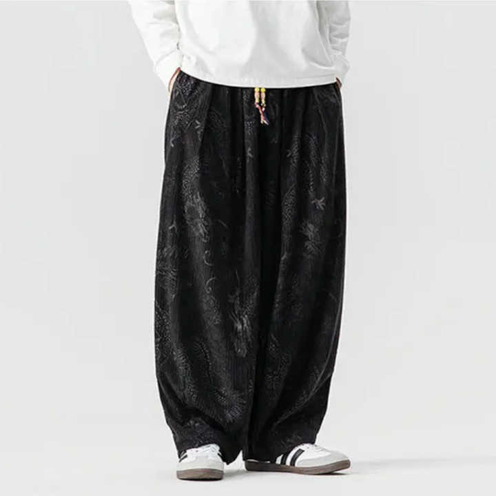 Voyager Wide-Leg Corduroy Pants