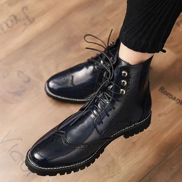 Northfield Brogue Lace Boots