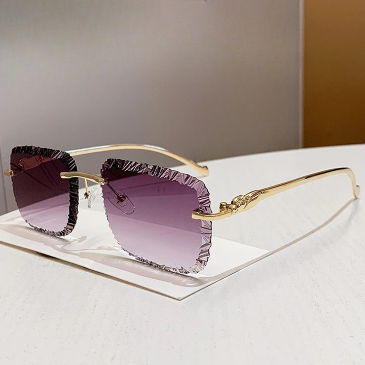 Lyra Pleated Edge Sunglasses