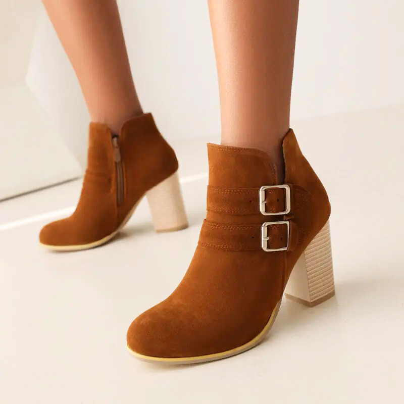 Laurel Stacked Heel Boots