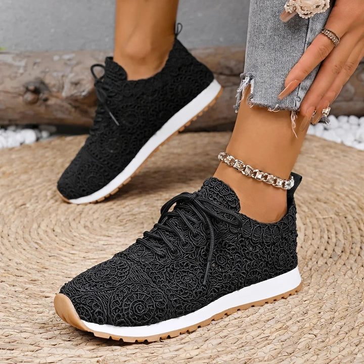 Valencia Spiral Lace Sneakers