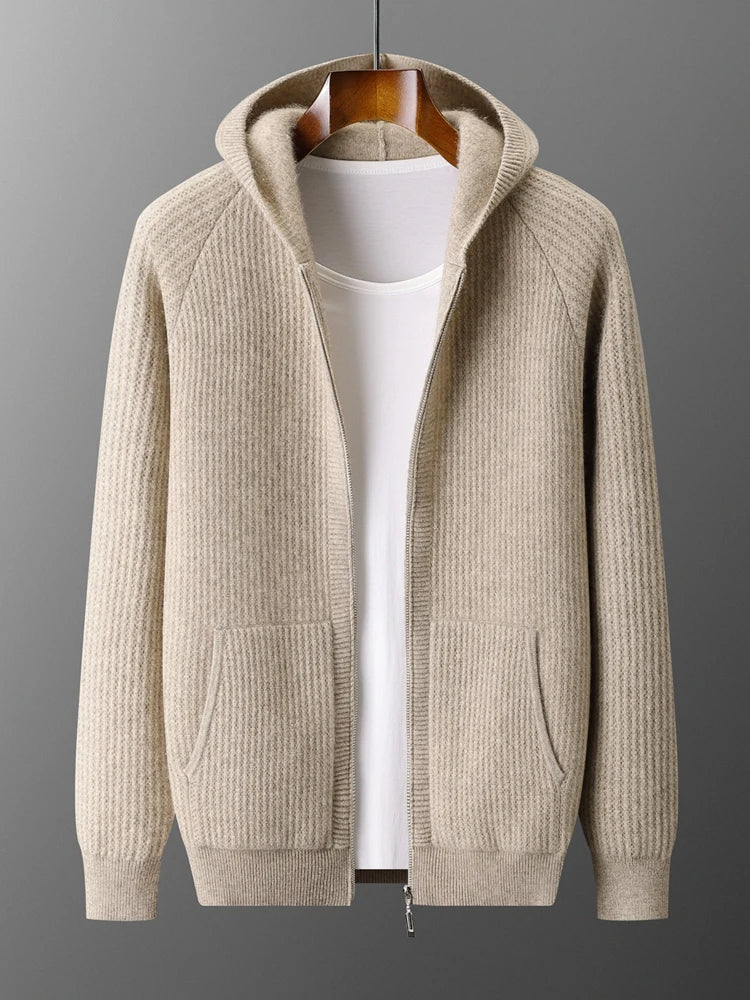 Marlowe Hooded Merino Cardigan