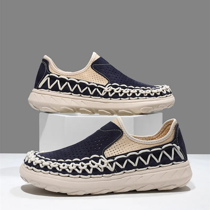 Matteo Woven Slip-Ons