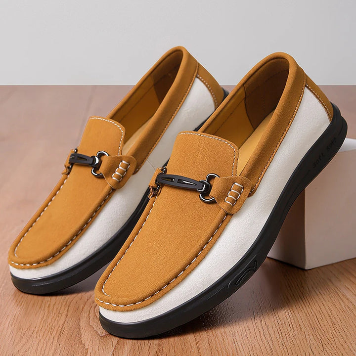 Harrison Cow Suede Bit Loafers