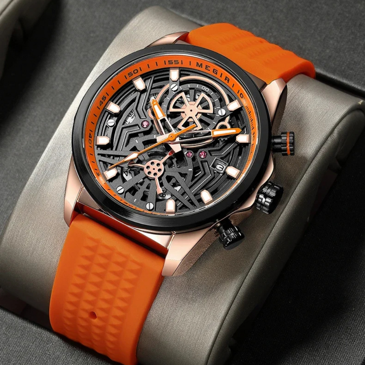 Skyline Skeleton Chrono Watch
