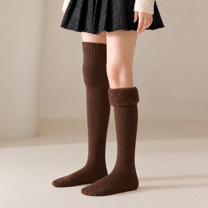 Willow Fleece-Lined High Socks
