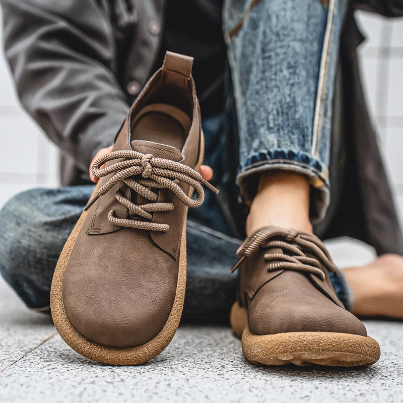 Arthur Textured Lace-Up Shoes