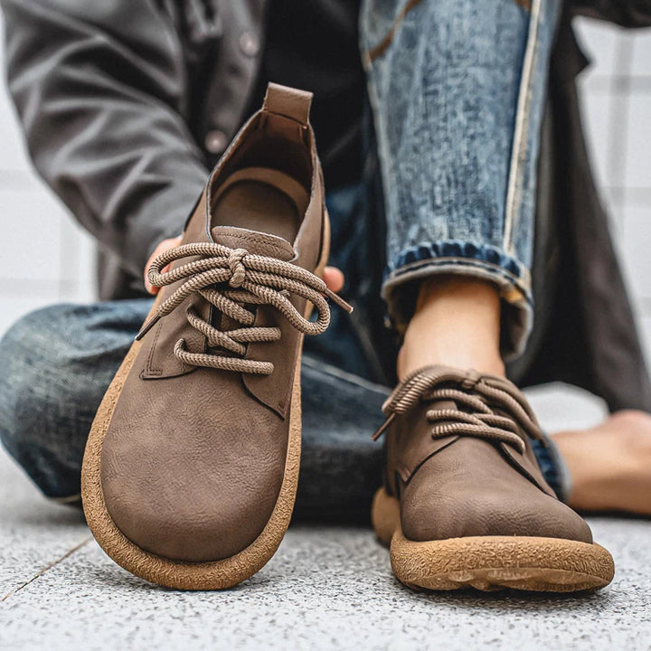 Arthur Textured Lace-Up Shoes