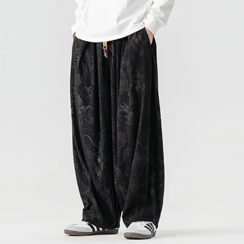 Voyager Wide-Leg Corduroy Pants
